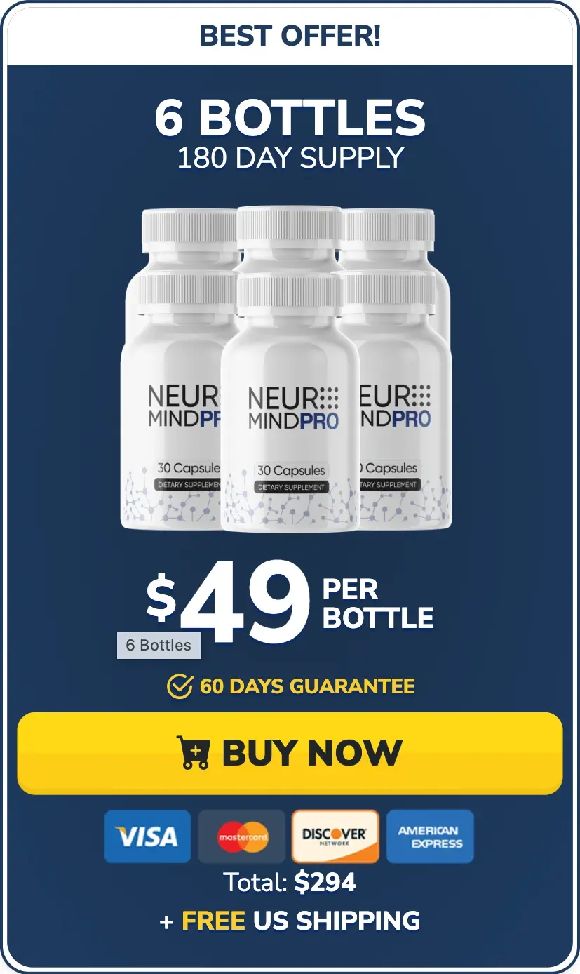 NeuroMind Pro 6 Bottle Package