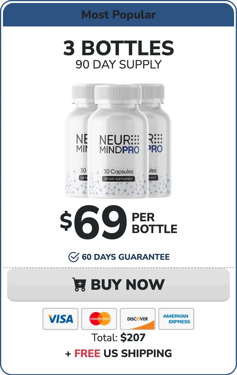 NeuroMind Pro 3 Bottle Package